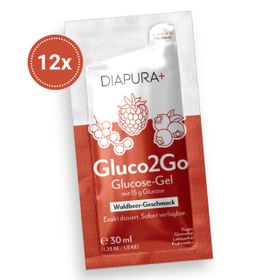 DIAPURA Gluco2Go Glucose-Gel, exakt dosiert mit 15g schnell verfügbarer Glucose
