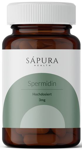 Spermidin Kapseln 3mg | Hochdosiert | SAPURA®