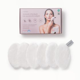 waschies nachhaltige Abschminkpads "White Edition" - 6er Set