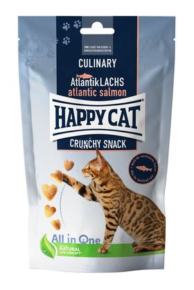 Happy Cat Crunchy Snack Atlantik-Lachs