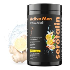 serotalin Active Men T-Vitaldrink | Energiestoffwechsel²⁴ & Testosteronspiegel¹ | Kreatin & Zink¹