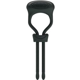 Pretty Love Curitis Penisschlaufe mit Klitorisstimulation schwarz