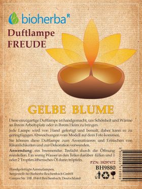 Duftlampe Gelbe Blume Freude PZN 18297472