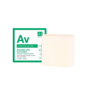 Dr Botanicals Avocado and Cucumber Natural Cleansing Bar 100g