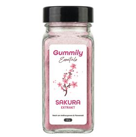 Gummily®Sakura Kirschblüten-Extrakt 10:1 - LABORGEPRÜFT – Hochkonzentriert (Prunus serrulata)