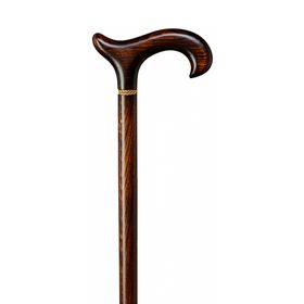 Gastrock Holzstock Mini-derby Dunkel Geflammt