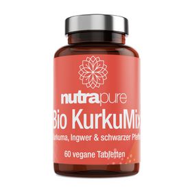 Nutrapure Bio KurkuMix vegane Tabletten