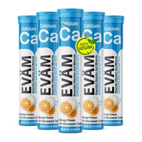 EVÄM Calcium Brausetabletten - 5er Pack