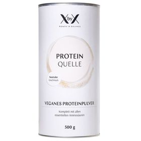 XbyX® Protein Quelle Neutral - veganes 3K Proteinpulver für Frauen ab 40 - Zuckerfrei