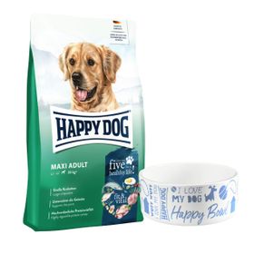 Happy Dog fit & vital Maxi Adult plus Futternapf für große Hunde