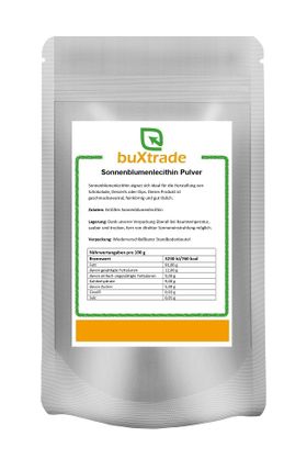 buXtrade Sonnenblumenlecithin Pulver