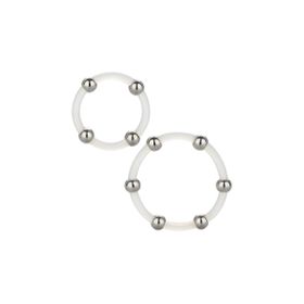 CalExotics - Steel Beaded Silicone Ring