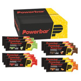 POWERBAR PowerGel Hydro Multiflavourbox - High Carb Energie Gel