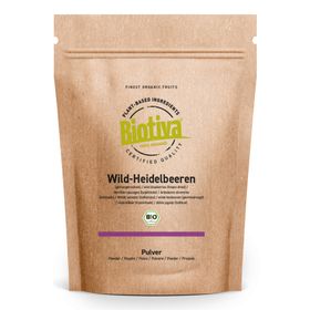 Biotiva Wild Heidelbeeren Pulver Bio
