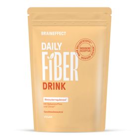 BRAINEFFECT Daily Fiber Neutral (330g) – Ballaststoff-Pulver mit Chrom & Vitaminen