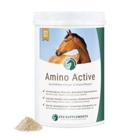 ESS Supplements Amino Active - Aminosäuren + Biotin, Zink, Mangan, Kupfer, Eisen, Selen - dopingfrei