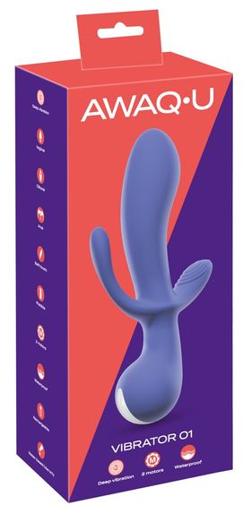 AwaQ.u - Vibrator mit Klitoris- und Analstimulator - Dreifachstimulation