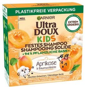 Garnier - Ultra-sanftes festes Kindershampoo – Aprikose & Baumwollblüte