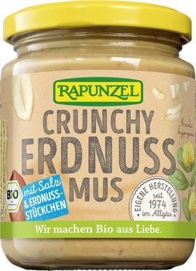 Rapunzel Bio Erdnussmus Crunchy mit Salz