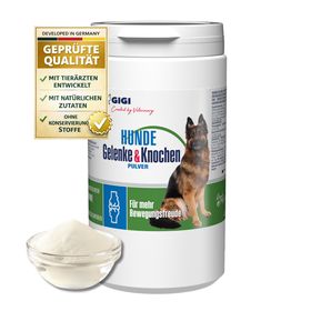 GIGI VET Hunde Gelenke & Knochen Pulver Zur Gesunderhaltung der Gelenke | Entwickelt in Deutschland