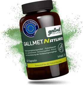 Gallmet Natural Ochsengallenpulver