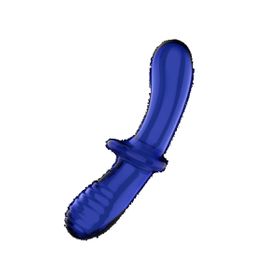 Satisfyer - Double Crystal - Glass Dildo - Light Blue