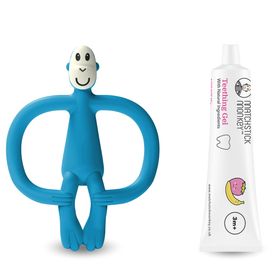 Matchstick Monkey Zahnungs-Set - Beißring + Bio Zahnungsgel