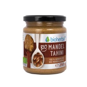Bioherba Bio Mandel Tahini 100 % gemahlene Bio Mandelkrene