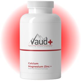 Vaud® Calcium Magnesium Zink Tabletten | Mineralstoff Komplex hochdosiert | 90 Tabletten