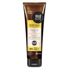 Hello Nature Tagescreme Body Milk Balm mit Marula Öl gegen trockene Haut