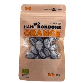 natürlich CBD BIO Hanfbonbons Orange