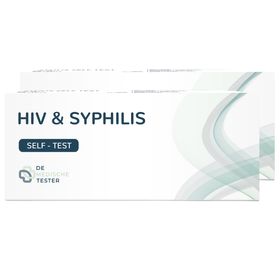 HIV und Syphilis Selbsttest 2-pack - Geschlechtskrankheiten Test - Schnelltest - The Tester