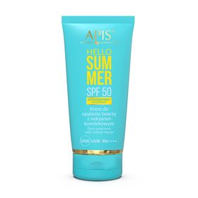 APIS HELLO SUMMER LSF 50, Gesichts-Sonnenschutzcreme mit Zellnektar,