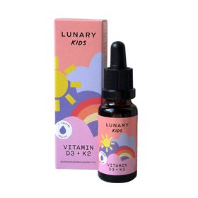 LUNARY Kids Vitamin D3+K2 Tropfen Vegan