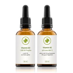vitalundfitmit100® Vitamin D3 50 ml + Vitamin K2 (Sparpaket)