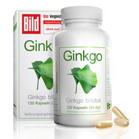avenar pharma® Ginkgo biloba Kapseln 420mg | Blattpulver als Extrakt | Fokus Konzentration SEHR GUT