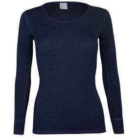 wobera ANGORA Damenunterhemd langer Arm 40% Angora