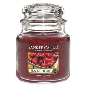 Yankee Candle Duftkerze Schwarze Kirsche Mittel