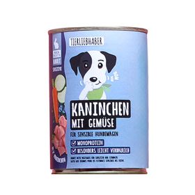Tierliebhaber Nassfutter Kaninchen mit Gemüse