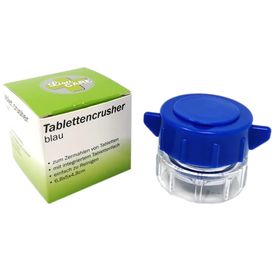 LisaCare Tabletten Mörser 5cm x 4,5cm PillenCrusher - Blau
