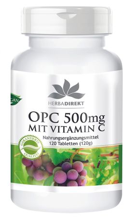 OPC 500 mg mit Vitamin C Tabletten