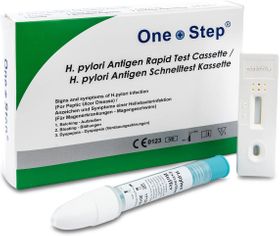 One+Step Helicobacter Pylori Magenkeim Test (Stuhl) Schnelltestkassette - Selbsttest für Zuhause