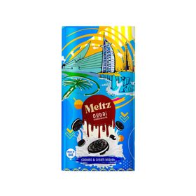 Meltz Dubai Schokolade – Cookies & Cream mit Knafeh-Füllung