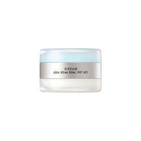 TITTO Aqua Beam Dual Pot #01 Aqua Lip Balm/Shine Beam Plumper