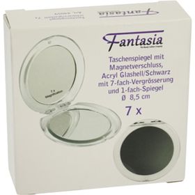 Fantasia, Taschenspiegel, Acryl, rund, 7-fach