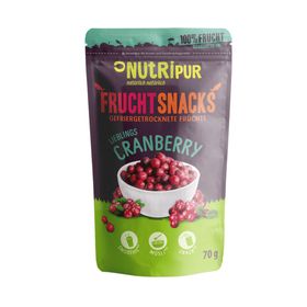NutriPur gefriergetrocknete Früchte, Cranberrys