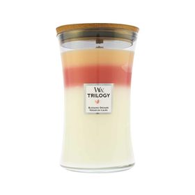 WoodWick Trilogy Blooming Orchard vonná svíÄka s dÅevÄným knotem