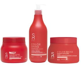 Sacha Care - Color Shine Set - Shampoo  - Haarkur  - B-Tox