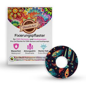 Diasticker® Freestyle Libre 3 / 3 Plus Fixiertapes "Stars of the Universe"