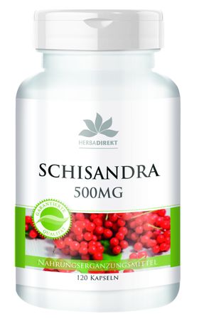 SCHISANDRA 500 mg Kapseln